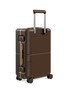 Back View - Click To Enlarge - JULY - Carry On Trunk — Matte Brown