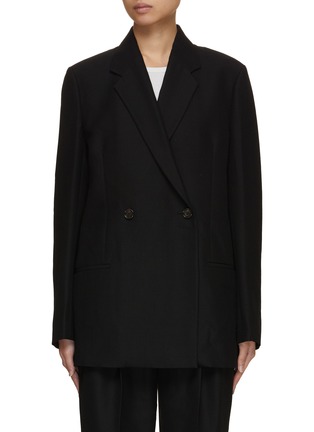 Main View - Click To Enlarge - TOTEME - Double Breasted Notch Lapel Blazer