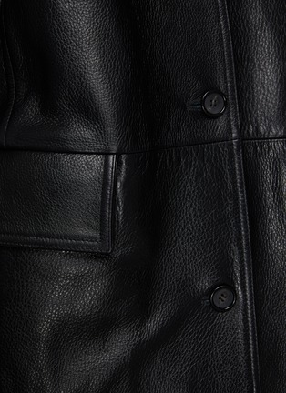  - TOTEME - Raglan Sleeve Leather Coat