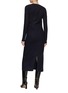 Back View - Click To Enlarge - TOTEME - Twisted Flannel Dress