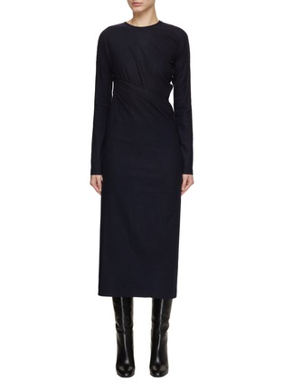 Main View - Click To Enlarge - TOTEME - Twisted Flannel Dress