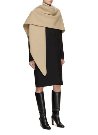 Front View - Click To Enlarge - TOTEME - Maxi Wool Scarf