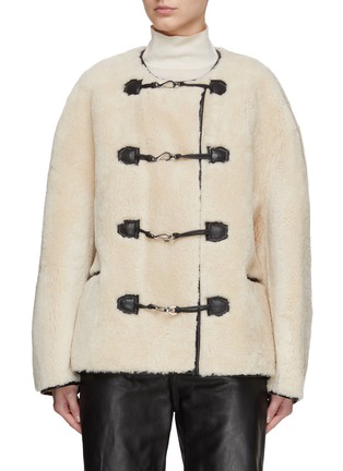 Main View - Click To Enlarge - TOTEME - Teddy Shearling Clasp Jacket
