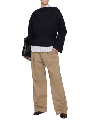 Figure View - Click To Enlarge - TOTEME - Doublé Wool Top