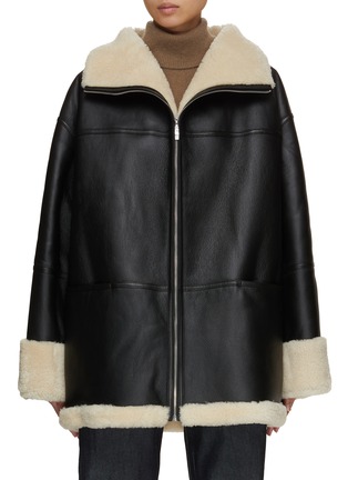 Main View - Click To Enlarge - TOTEME - Signature Shearling Jacket