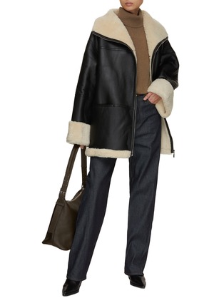 Figure View - Click To Enlarge - TOTEME - Signature Shearling Jacket