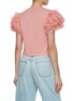 Back View - Click To Enlarge - ALICE & OLIVIA - Rylyn Tulle Sleeves T-Shirt