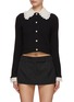 Main View - Click To Enlarge - ALICE & OLIVIA - Noella Embellished Collared Cardigan