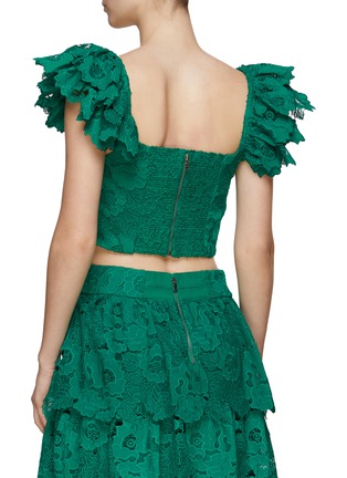 Back View - Click To Enlarge - ALICE & OLIVIA - Tawny Cropped Top