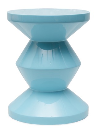 Main View - Click To Enlarge - POLSPOTTEN - Zig Zag Stool — Light Blue