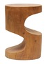 Main View - Click To Enlarge - POLSPOTTEN - Double Arch Stool — Cognac