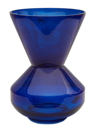 Main View - Click To Enlarge - POLSPOTTEN - Thick Neck Vase — Blue