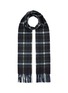 Main View - Click To Enlarge - COLOMBO - Check Print Cashmere Scarf