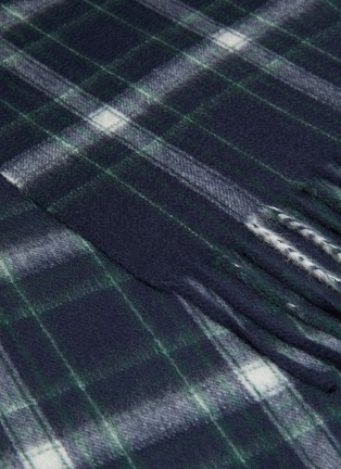 Detail View - Click To Enlarge - COLOMBO - Check Print Cashmere Scarf