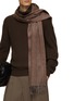 Figure View - Click To Enlarge - COLOMBO - Check Print Cashmere Scarf