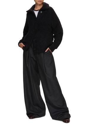 Figure View - Click To Enlarge - CO - Relaxed Button Up Cardigan