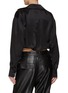 Back View - Click To Enlarge - T BY ALEXANDER WANG - Cami Insert Silk Button Up Shirt