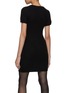 Back View - Click To Enlarge - ALEXANDER WANG - Crochet Covered Chain Mini Dress