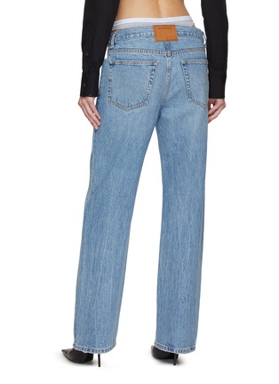 Back View - Click To Enlarge - ALEXANDERWANG - Integrated Briefs Loose Fit Jeans