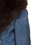  - ALEXANDERWANG - Faux Fur Collar Denim Jacket