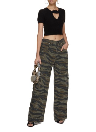 Figure View - Click To Enlarge - ALEXANDERWANG - Crochet Covered Chain T-Shirt