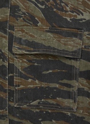  - ALEXANDERWANG - Camo Cinch Waist Denim Jacket