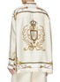 Back View - Click To Enlarge - ALEXANDERWANG - Baroque Print Button Down Silk Shirt