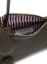 Detail View - Click To Enlarge - THOM BROWNE - Hector Leather Baguette Bag