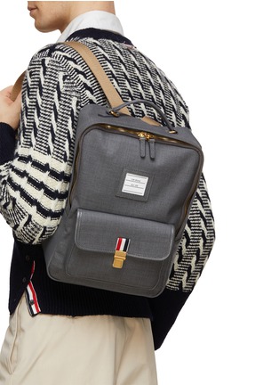 Figure View - Click To Enlarge - THOM BROWNE - School Backpack
