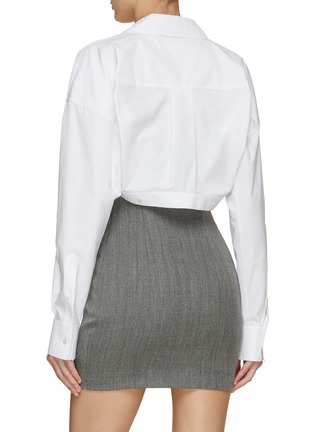 Back View - Click To Enlarge - ALEXANDERWANG - Tailored Dress With Bolero Shirt