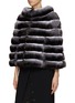 Front View - Click To Enlarge - FABIO GAVAZZI - Collared Chinchilla Fur Cape