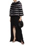 Figure View - Click To Enlarge - FABIO GAVAZZI - Collared Chinchilla Fur Cape