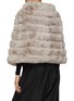 Back View - Click To Enlarge - FABIO GAVAZZI - Collared Chinchilla Fur Cape