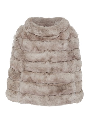 Main View - Click To Enlarge - FABIO GAVAZZI - Collared Chinchilla Fur Cape