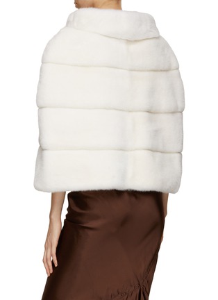 Back View - Click To Enlarge - FABIO GAVAZZI - Collared Mink Fur Cape