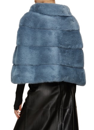 Back View - Click To Enlarge - FABIO GAVAZZI - Collared Mink Fur Cape