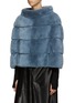 Front View - Click To Enlarge - FABIO GAVAZZI - Collared Mink Fur Cape