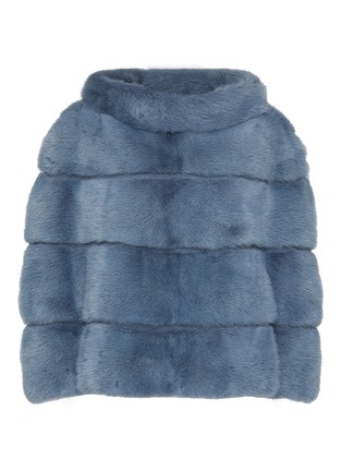 Main View - Click To Enlarge - FABIO GAVAZZI - Collared Mink Fur Cape
