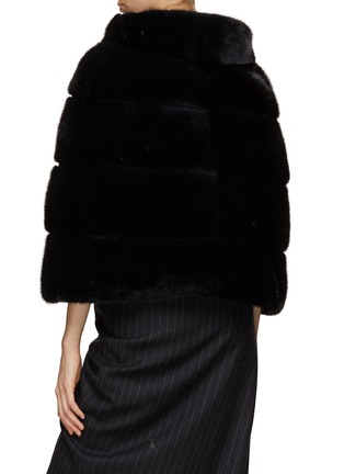 Back View - Click To Enlarge - FABIO GAVAZZI - Collared Mink Fur Cape