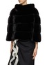 Front View - Click To Enlarge - FABIO GAVAZZI - Collared Mink Fur Cape