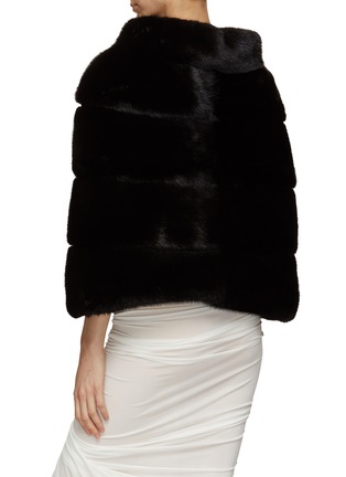 Back View - Click To Enlarge - FABIO GAVAZZI - Collared Mink Fur Cape