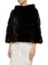 Front View - Click To Enlarge - FABIO GAVAZZI - Collared Mink Fur Cape