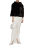 Figure View - Click To Enlarge - FABIO GAVAZZI - Collared Mink Fur Cape