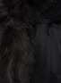  - ALEXANDER WANG - Faux Fur Trim Silk Robe