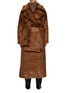 Main View - Click To Enlarge - THE FRANKIE SHOP - Joni Faux Fur Coat