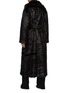 Back View - Click To Enlarge - THE FRANKIE SHOP - Joni Faux Fur Coat
