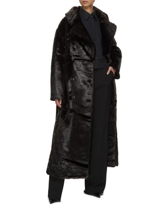 Figure View - Click To Enlarge - THE FRANKIE SHOP - Joni Faux Fur Coat