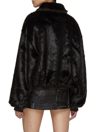 Back View - Click To Enlarge - THE FRANKIE SHOP - Pam Faux Fur Bomber