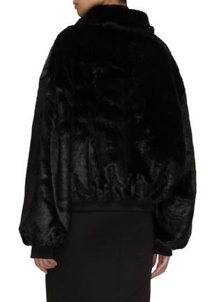 Back View - Click To Enlarge - THE FRANKIE SHOP - Pam Faux Fur Bomber