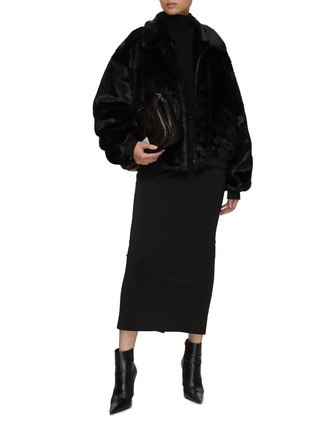 Figure View - Click To Enlarge - THE FRANKIE SHOP - Pam Faux Fur Bomber